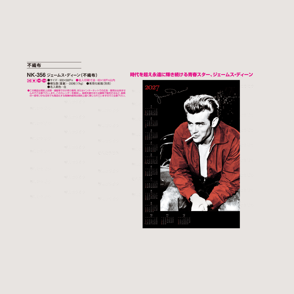 ジェームス・ディーン(不織布)