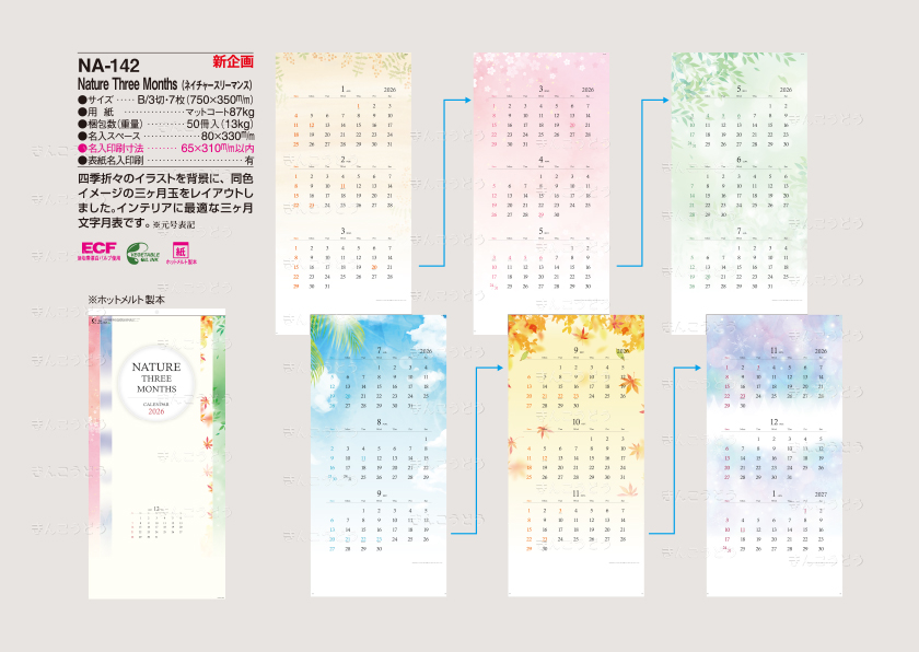 ★新発売★　NA-142　Nature Three Months（ネイチャースリーマンス）